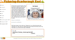 Desktop Screenshot of pickering.scarboroughndp.org