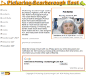 Tablet Screenshot of pickering.scarboroughndp.org